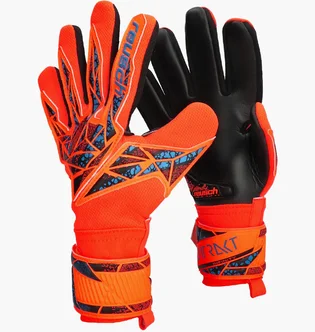 Рукавиці воротарські дитячі Reusch Attrakt Infinity Nc Junior Orange/Black 5472725-2211