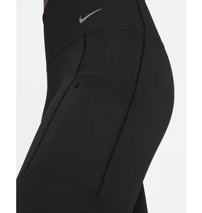 Леггинсы женские Nike Go WomenS Firm-Support High-Waisted Full-Length Leggings With Pockets Black DQ5668-010