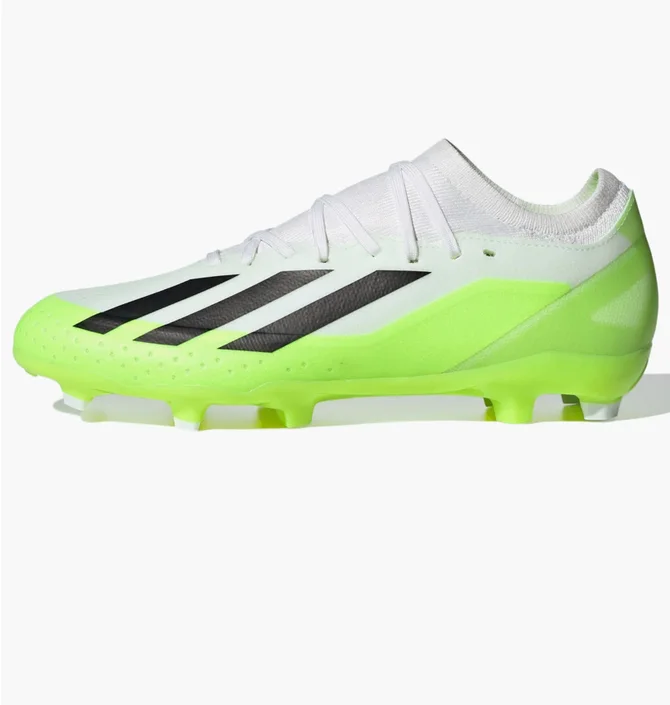 Бутсы мужские Adidas X Crazyfast.3 Firm Ground Cleats White/Green HQ4534