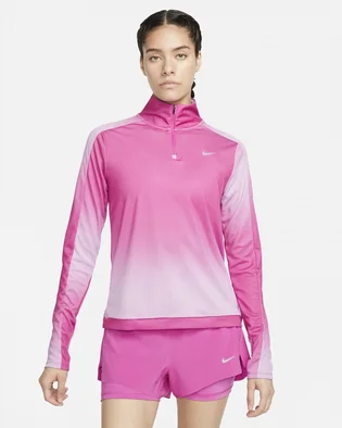 Лонгслив женский Nike Dri-Fit Swoosh Pink DX0956-623