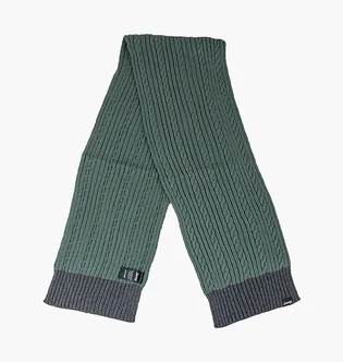 Шарф унисекс Jeep Twisted Tricot Scarf J22W Olive O102603-E858
