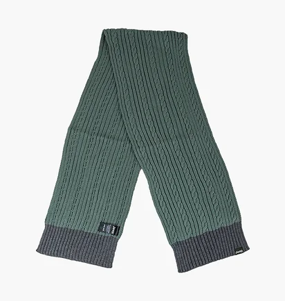 Шарф унисекс Jeep Twisted Tricot Scarf J22W Olive O102603-E858