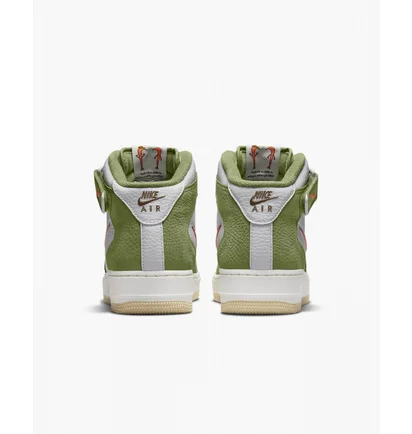 Кросівки чоловічі Nike Air Force 1 Mid Qs MenS Shoes White/Olive DQ3505-100