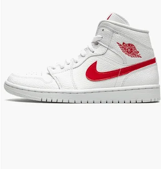 Кроссовки женские Air Jordan 1 Mid Wmns White BQ6472-106
