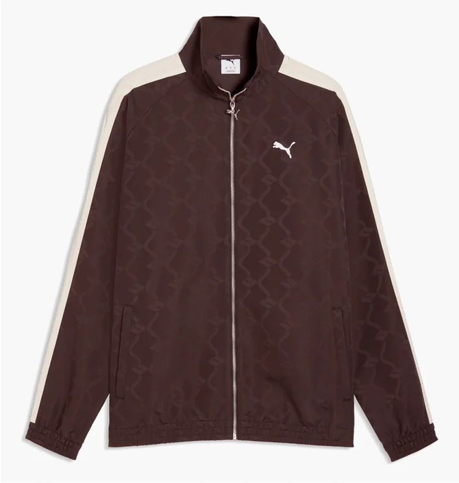 Олімпійка чоловіча Puma T7 Jacquard Track Brown 634398-31