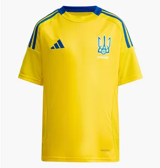Футболка детская Adidas Ukraine 24 Kids Performance Yellow IP2189