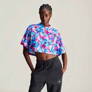 Футболка жіноча Adidas By Stella Mccartney Printed Crop T-Shirt Multi JD8620