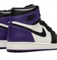 Кроссовки мужские Air Jordan 1 Retro Black/Violet 555088-501