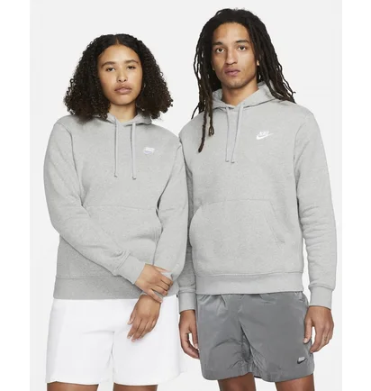 Худі чоловіче Nike NSW Club Crew Grey BV2654-063