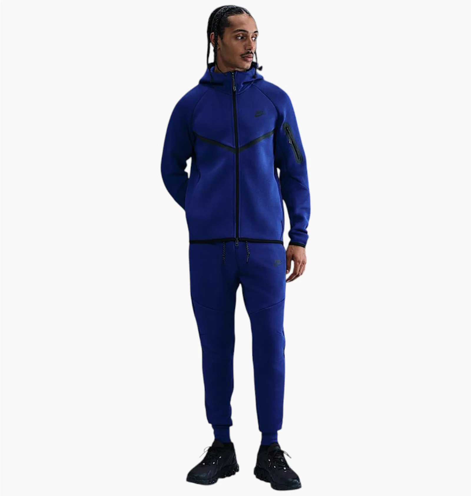 ᐉ Толстовка мужская Nike Tech Fleece Fz Wr Blue HV0949-455