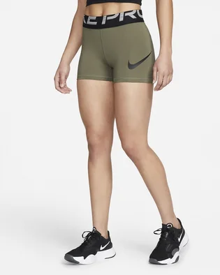 Шорты женские Nike W Np Df Grx Short 3 Green Dm7687-222
