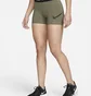 Шорты женские Nike W Np Df Grx Short 3 Green Dm7687-222