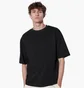 Футболка унісекс Uniqlo Airism Cotton Oversized Crew Neck Half-Sleeve T-Shirt Black 465185-09