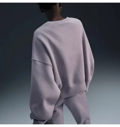 Світшот жіночий Nike W Nsw Phnx Flc Oos Logo Crew Violet FV7674-226