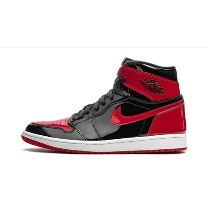 Кроссовки мужские Air Jordan 1 Retro High Og Black/Red 555088-063