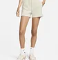 Шорты женские Nike Sportswear Chill Knit High-Waisted Slim 3 Ribbed Shorts Beige FN3674-104