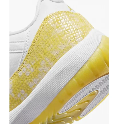 Кросівки жіночі Air Jordan Air 11 Retro Low White/Yellow AH7860-107