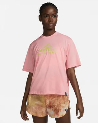 Футболка женская Nike Dri-Fit Trail Short Sleeve Tee Pink DX7896-611