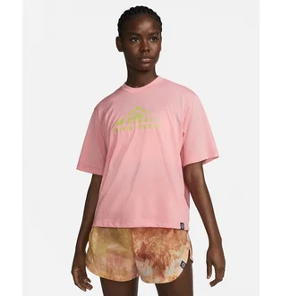 Футболка жіноча Nike Dri-Fit Trail Short Sleeve Tee Pink DX7896-611