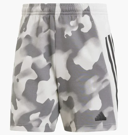 Шорты мужские Adidas Future Icons Badge Of Sport Allover Print Camo/Grey IW6081