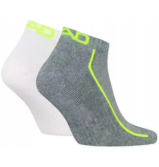 Шкарпетки чоловічі HEAD All Sports Performance Sneaker White/Grey (2 пари) 701229023-004