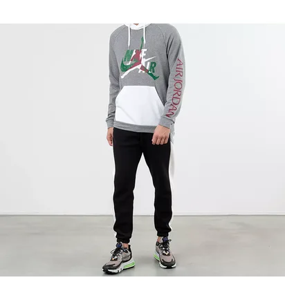 Худі чоловіче Air Jordan Jumpman Classics Fleece Hoodie Grey CK2852-093