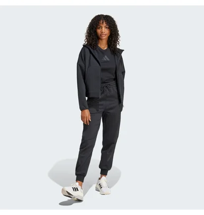 Толстовка женская Adidas Z.N.E. Full-Zip Hoodie Black JE7848