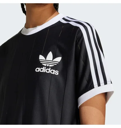 Футболка жіноча Adidas Adicolor 3-Stripes Pinstripe T-Shirt Black IX5505
