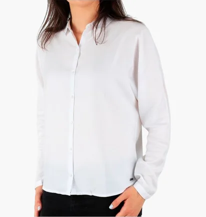 Рубашка женская Wrangler Relaxed White W5213LR12