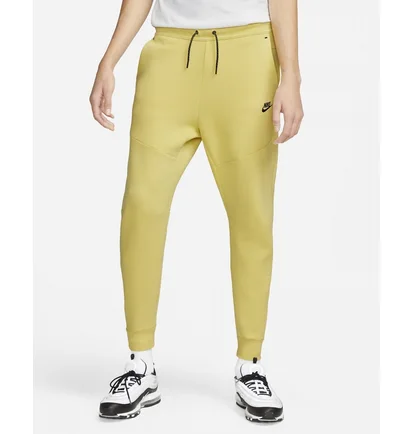 Штаны мужские Nike Sportswear Tech Fleece Yellow Cu4495-700