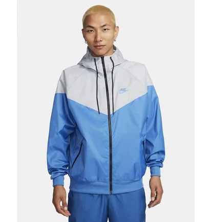 Куртка мужская Nike Sportswear Windrunner Hooded Jacket Light Blue/White DA0001-402