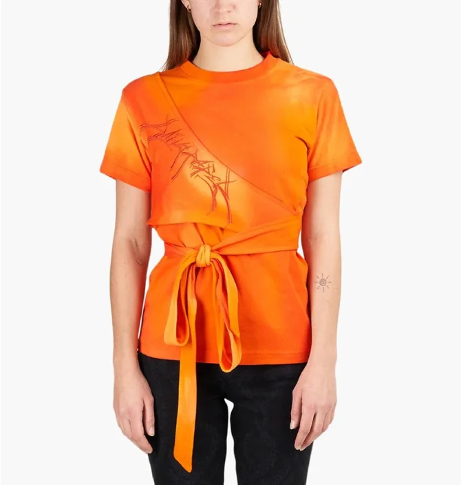 Футболка женская Daily Paper Lexanne Ss Orange 2121034