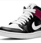 Кроссовки женские Air Jordan Wmns 1 Mid Black BQ6472-016