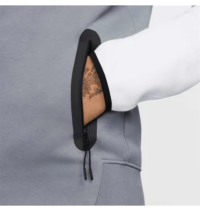 Толстовка чоловіча Nike Tech Fleece Grey/Black FZ4709-011