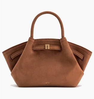 Сумка женская JW PEI Hana Mini Faux Suede Tote Bag Brown BB2024BG83441JWP