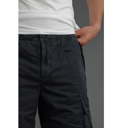 Шорты мужские Stone Island Slim Fit Cargo Bermuda Black 15L100011-S00WA-V0129