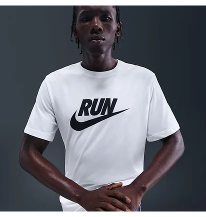 Футболка чоловіча Nike Dri-Fit Swoosh MenS Running T-Shirt White IH4238-100