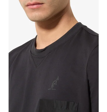 Футболка мужская AUSTRALIAN Impact Cotton T-Shirt Black LSUTS0017-003