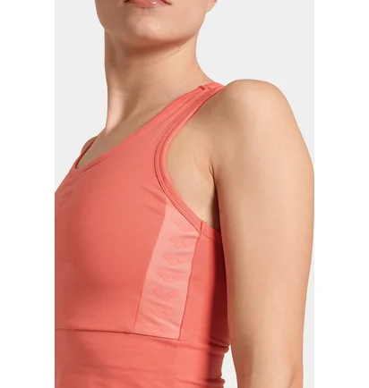 Топ женский Arena Team Stripe Top Orange 007386-900