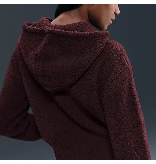 Худі жіноче Nike Sportswear Phoenix Cosy Bouclé WomenS Loose Knit Hoodie Bordo HV2768-619