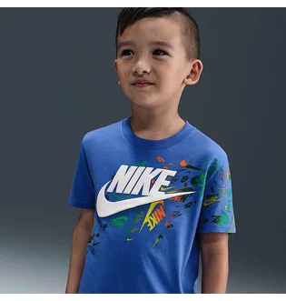 Футболка детская Nike Club Revealed Blue 86N210-B9A