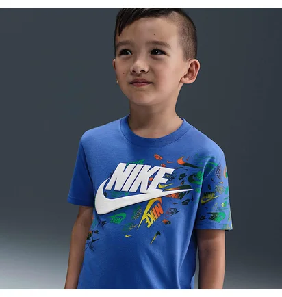 Футболка детская Nike Club Revealed Blue 86N210-B9A