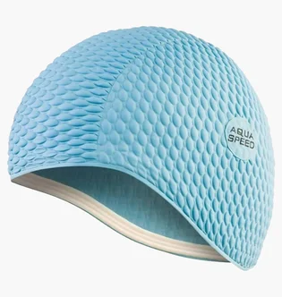 Шапочка для плавания детская Aqua speed Bombastic Junior 9879 Light Blue 290-02