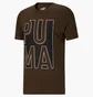 Футболка мужская Puma Outside The Box Logo Tee Brown 674615-62