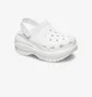 Тапочки унисекс CROCS Classic Mega Crush Clog White 207988-100