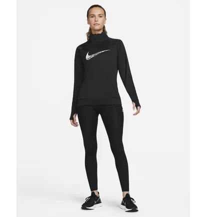 Олимпийка женская Nike Dri-Fit Swoosh Run Black Dm7769-010