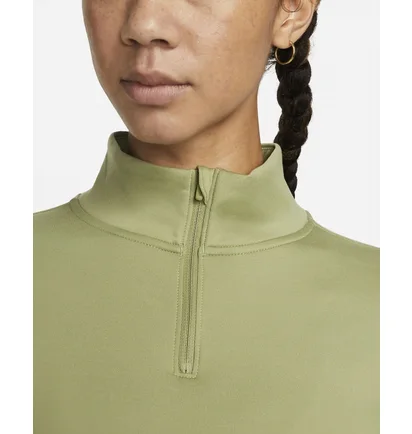 Олімпійка жіноча Nike Therma-Fit One WomenS Long-Sleeve 1/2-Zip Top Olive DD4945-334