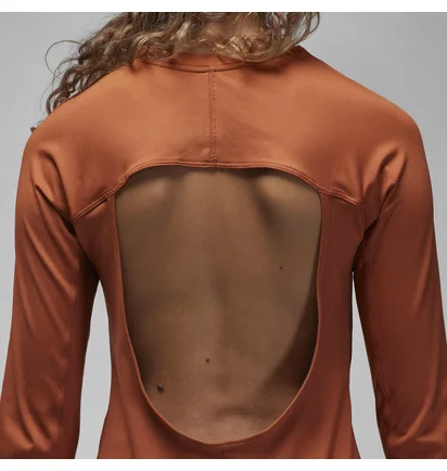Кофта женская Air Jordan Sport Long-Sleeve Top Brown FN5113-209