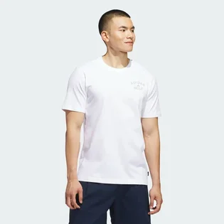 Футболка чоловіча Adidas Golf Chip In Paradise Graphic White KB2416