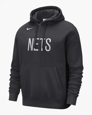 Худи мужское Nike Brooklyn Nets Courtside Black Dr9318-060